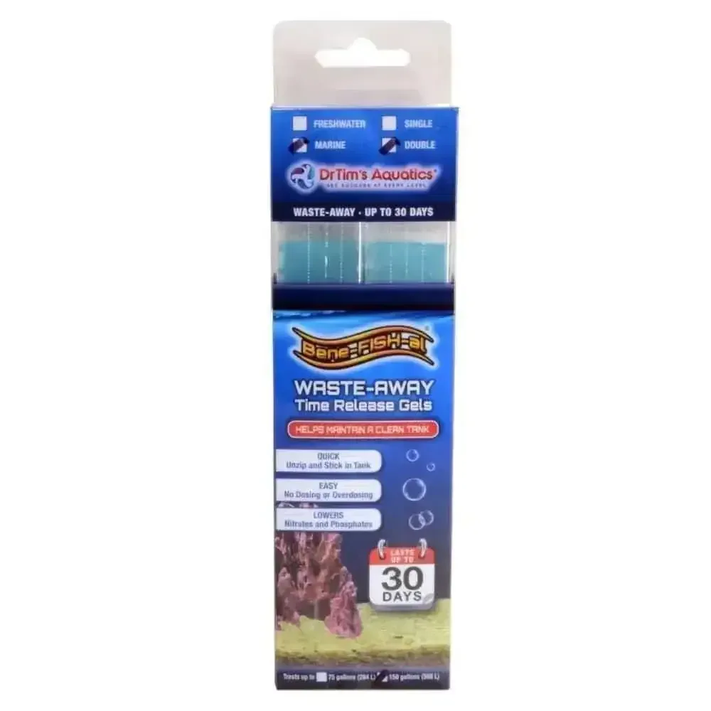 Dr. Tim's Aquatics Time Release GelWaste-Away Marine Water Clarifier 2 pk,