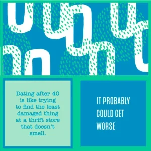 Drinks On Me Dating After 40 Napkin