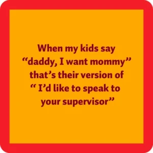 Drinks On Me Supervisor Coaster
