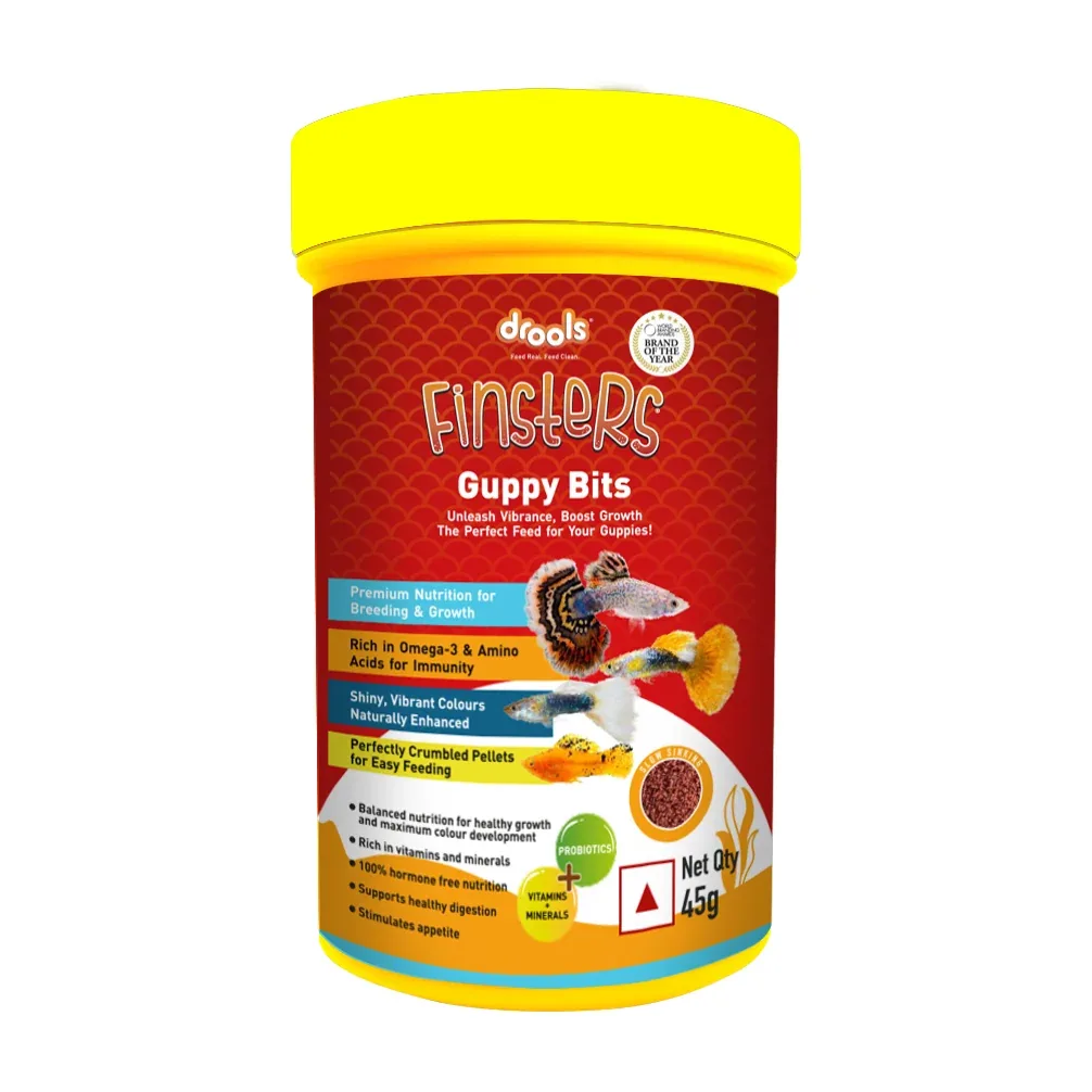 Drools Finsters Guppy Bits Fish Food - Image 2