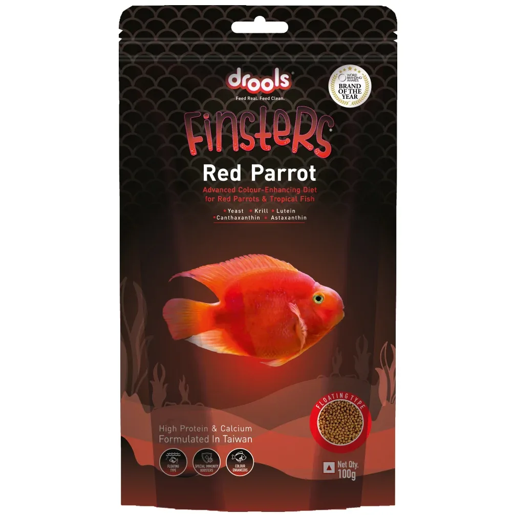 Drools Finsters Red Parrot Fish Food - Image 2