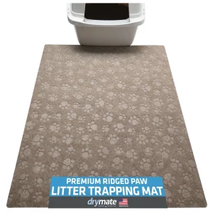 Drymate® Premium Ridged Paw Litter Trapping Mat For Cats, Absorbant & Machine Washabale, Cut To Fit