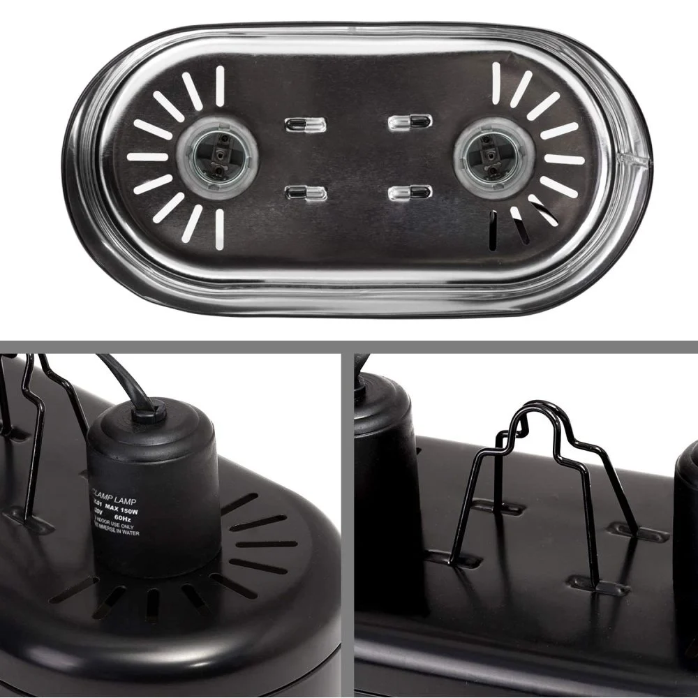 Dual Dome Reptile Light Fixture - Image 2