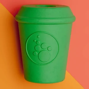 Durable Coffee Cup Toy in Green <>