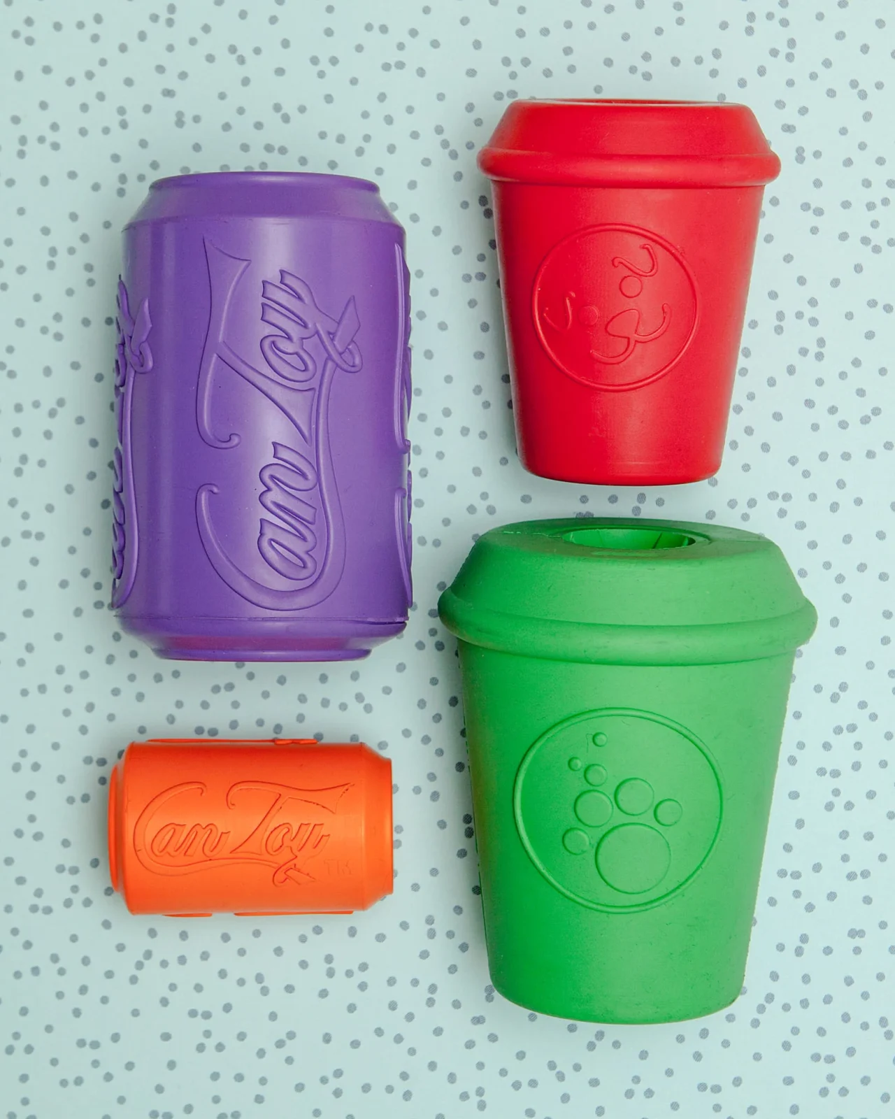 Durable Coffee Cup Toy in Red (Medium) - Image 2