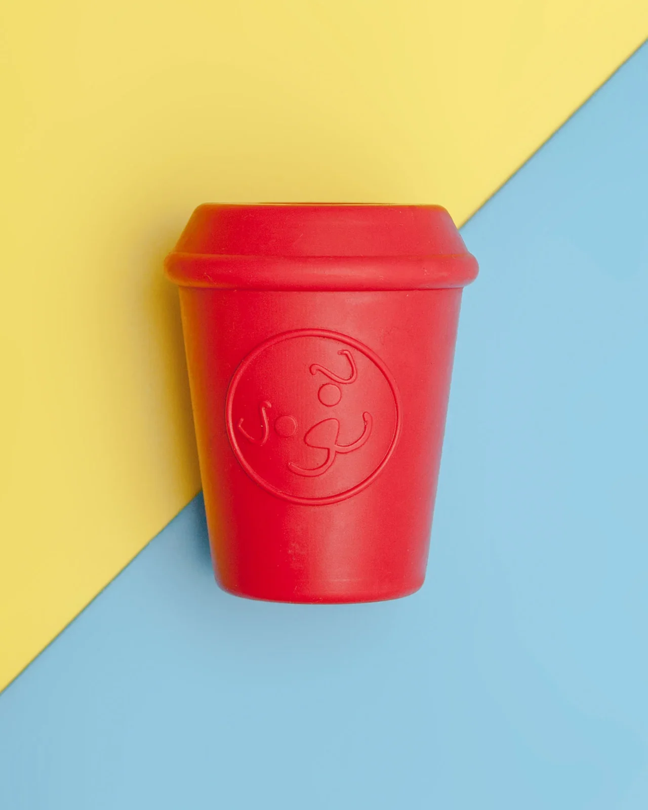 Durable Coffee Cup Toy in Red (Medium)