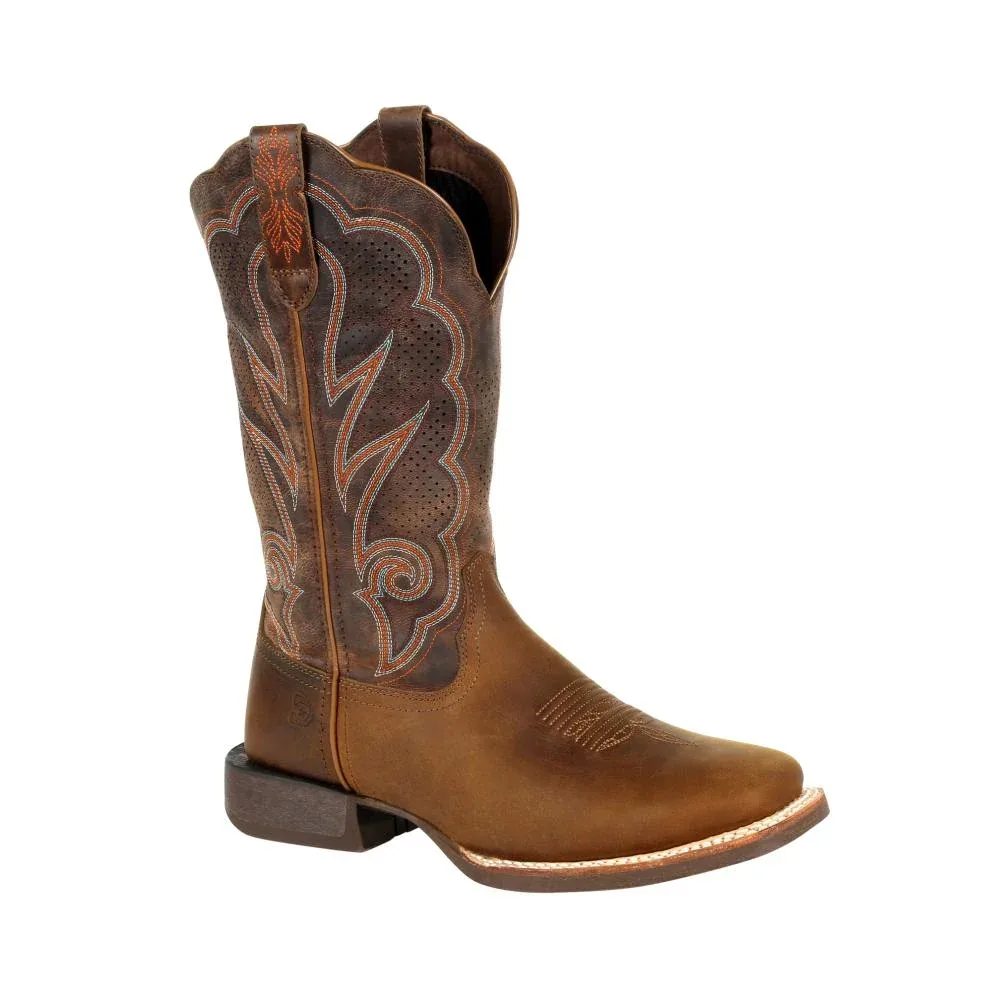 Durango Boots Womens Rebel Pro Cognac Vamp 12In Cognac Top Cowgirl Boot