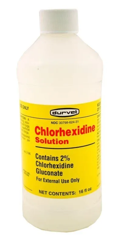 Durvet Chlorhexidine Solution 16oz
