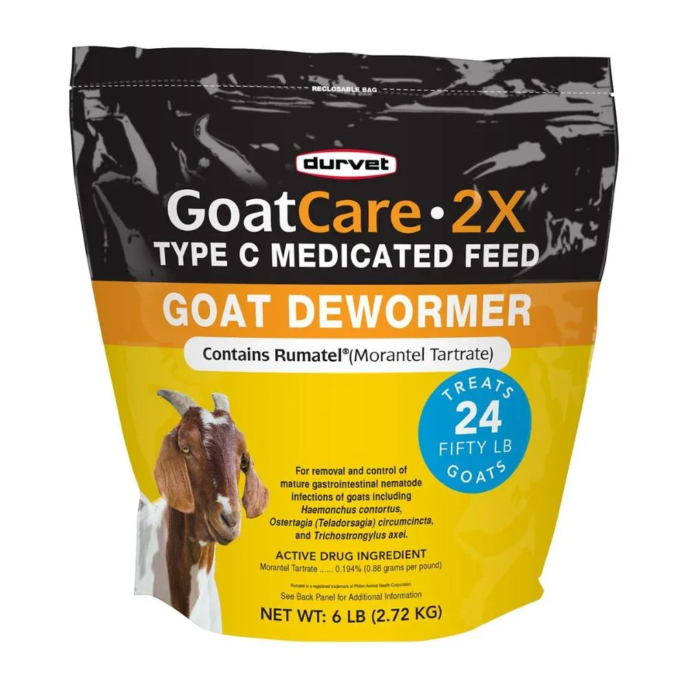 Durvet Goat Care-2X Wormer 6lb Bag