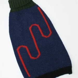 DUSEN DUSEN | Navy Line Sweater