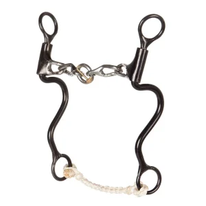Dutton Bits 5/8in. Small Donut with Chain Cavalry 8in. Cheek Bit
