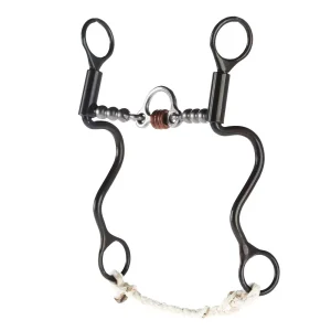 Dutton Bits Cavalry Cheek 3 Piece Floating Port with Solid Bead Mouthpiece