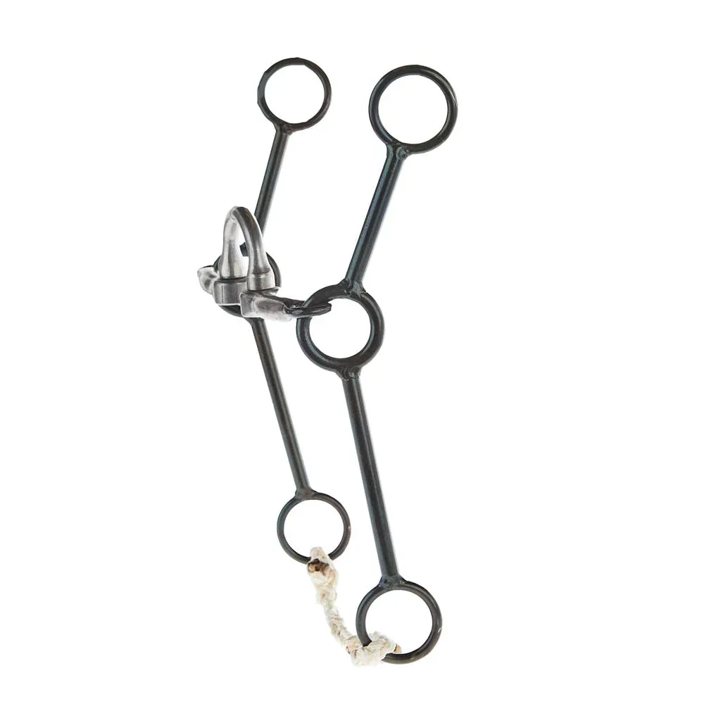 Dutton Bits Correction 1X1 Smooth 9 3/4in Cheek Gag Bit - Image 2