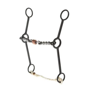 Dutton Bits Dogbone Gag Bit with Solid Bead Mouthpiece