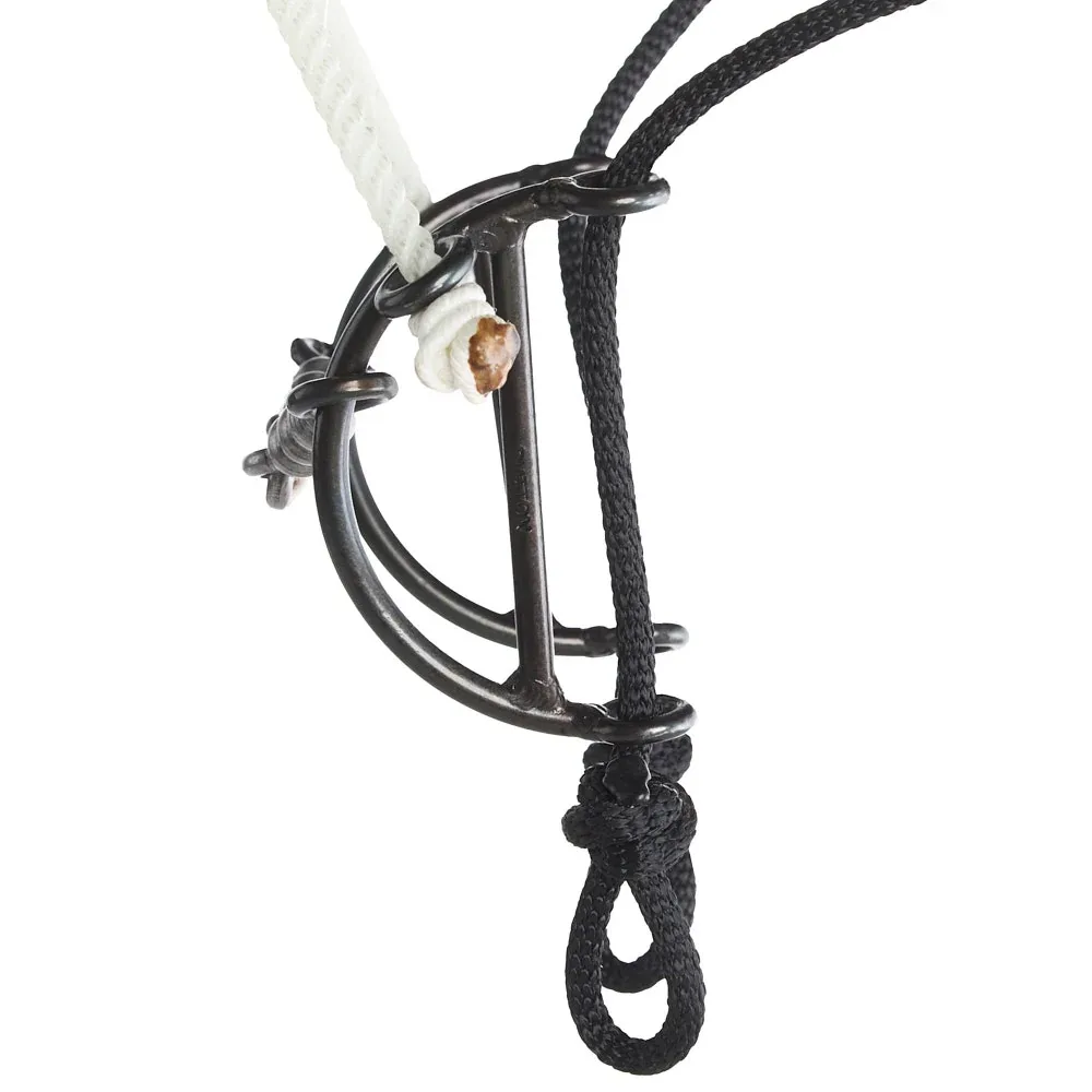 Dutton Bits Dogbone Snaffle with Solid Bead Mouthpiece Sliding Gag - Image 2