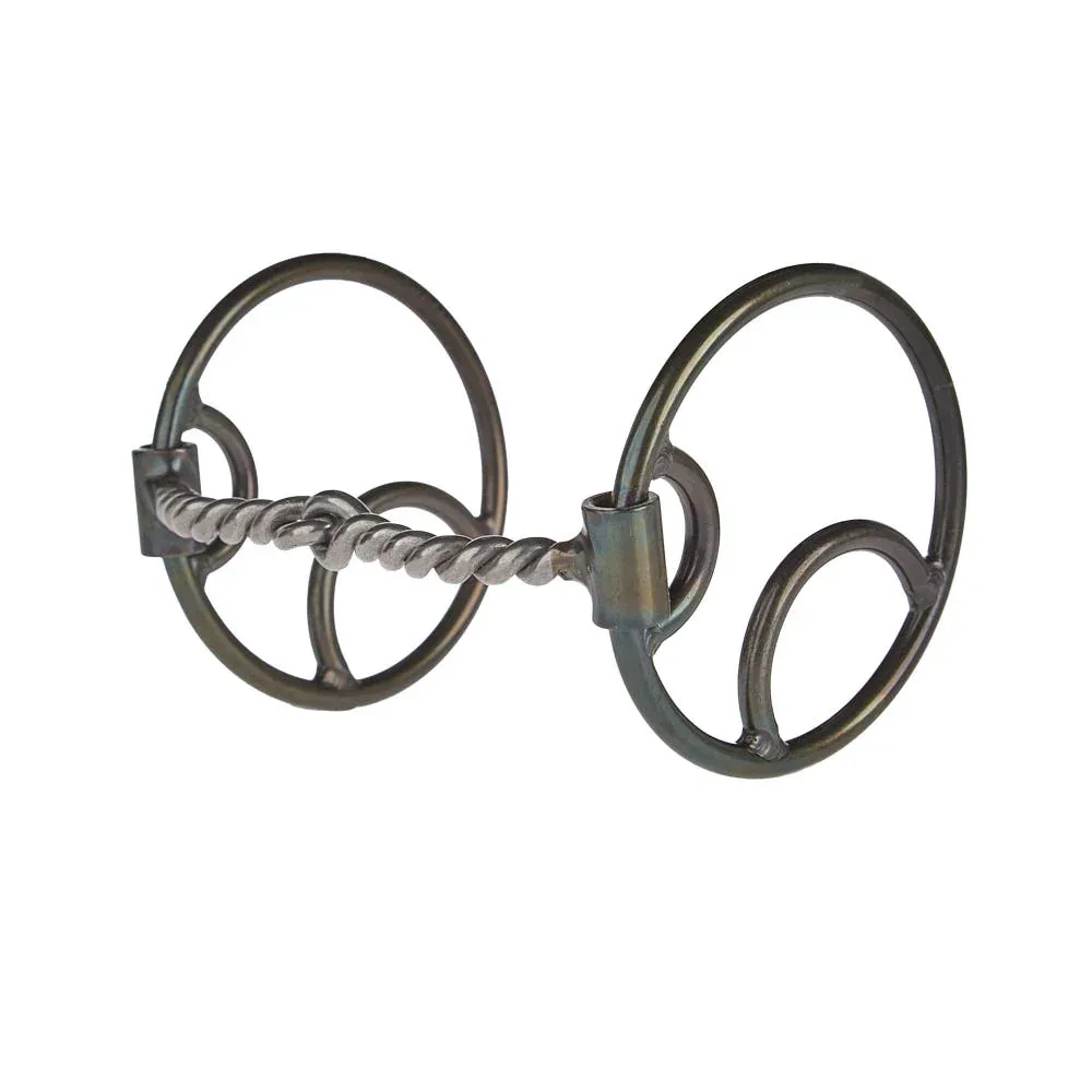 Dutton Bits Locked O Ring Twisted Wire Gag Bit