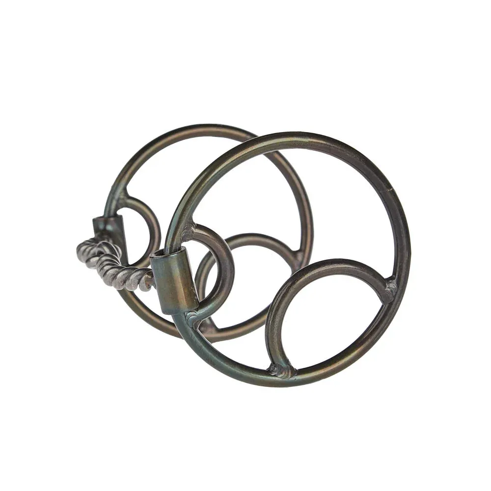 Dutton Bits Locked O Ring Twisted Wire Gag Bit - Image 2