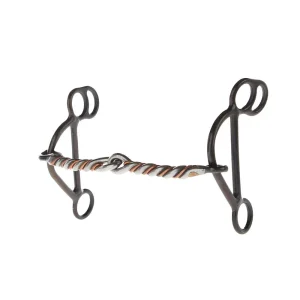 Dutton Bits Two-Piece Twisted Copper Wire Snaffle Gag Bit