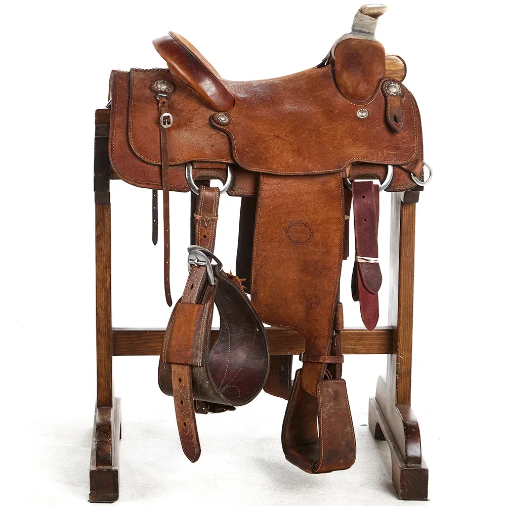 Dw Barnes Used 14in Roughout Calf Roper - Image 2