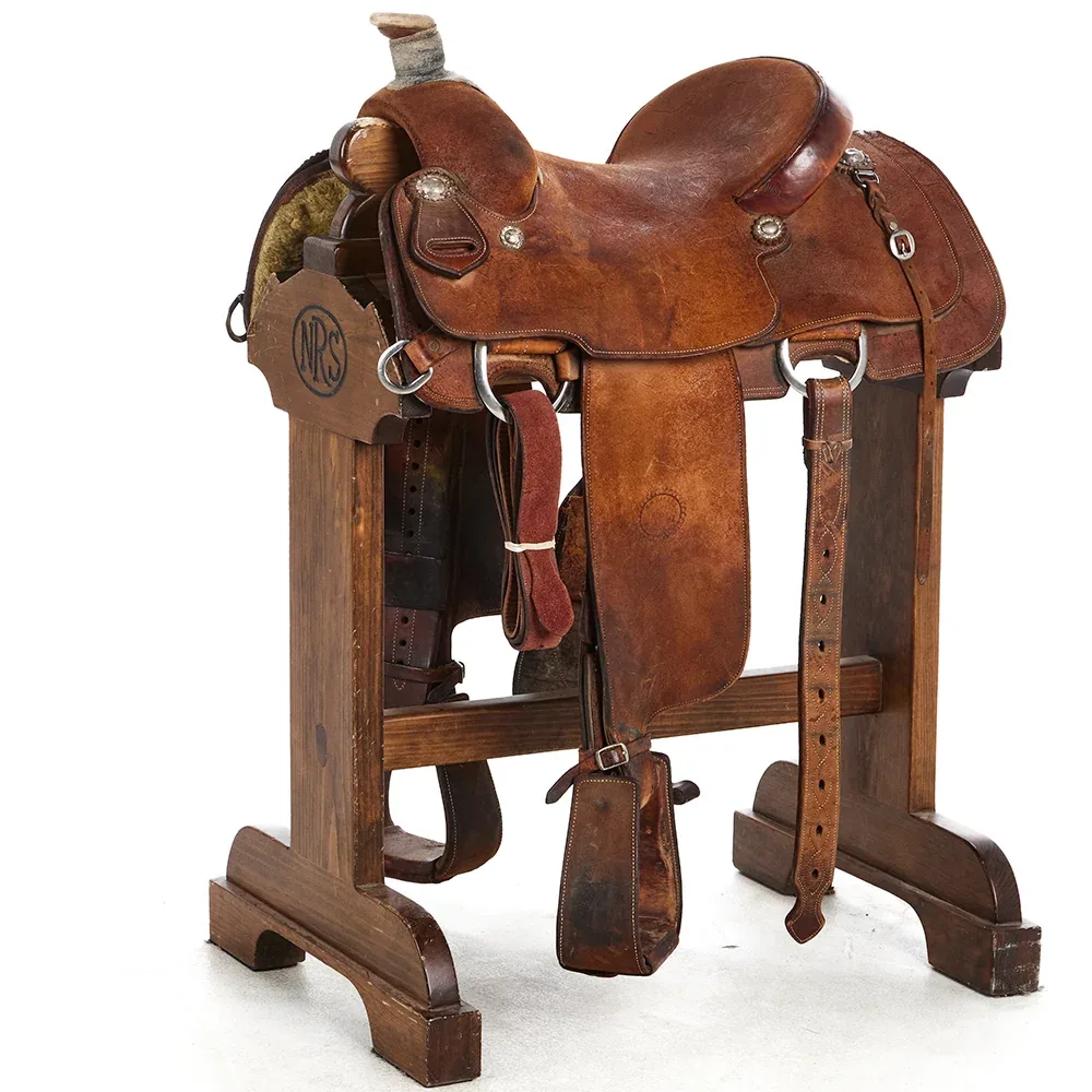 Dw Barnes Used 14in Roughout Calf Roper