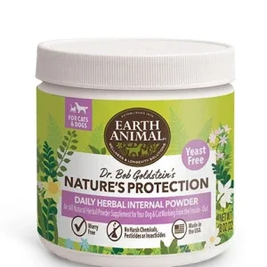 Earth Animal Flea And Tick Program Daily Internal Powder For Dogs 8oz. Yeast Free