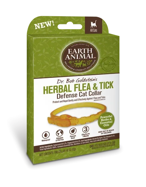 Earth Animal Herbal Flea and Tick Collar For Cats