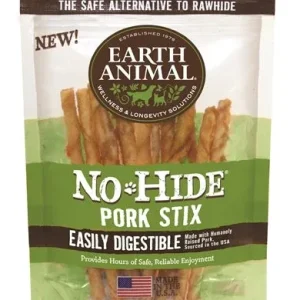 Earth Animal No Hide Pork Stix 10 Pk
