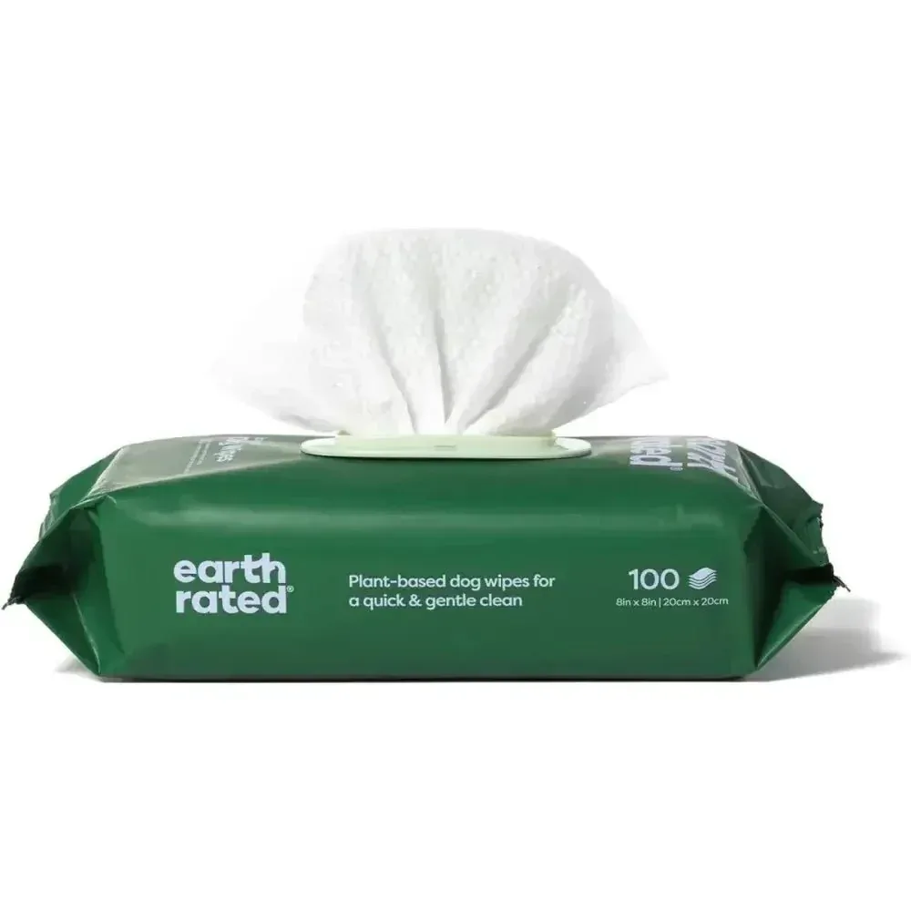 Earth Rated Dog Grooming Wipes 100ct.