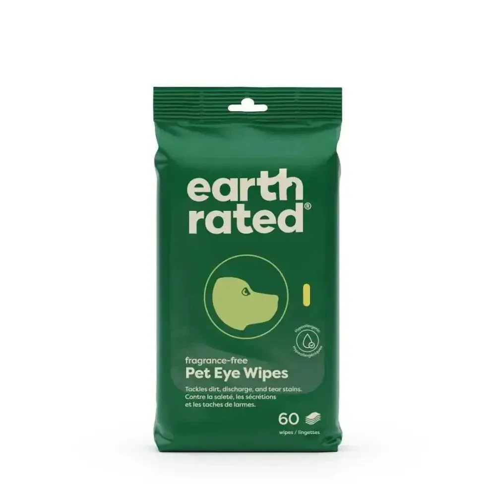Earth Rated Pet Eye Wipes 60ct