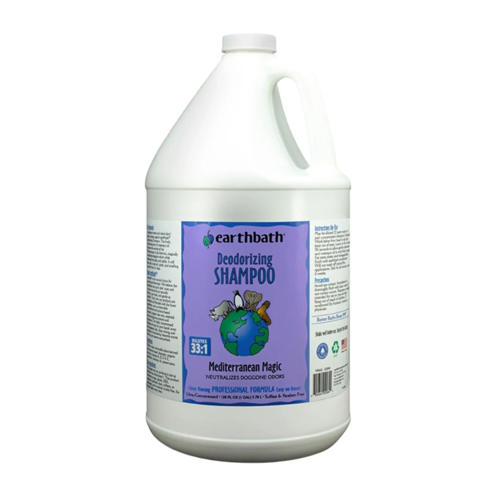 earthbath Deodorizing Shampoo Mediterranean Magic 1gal