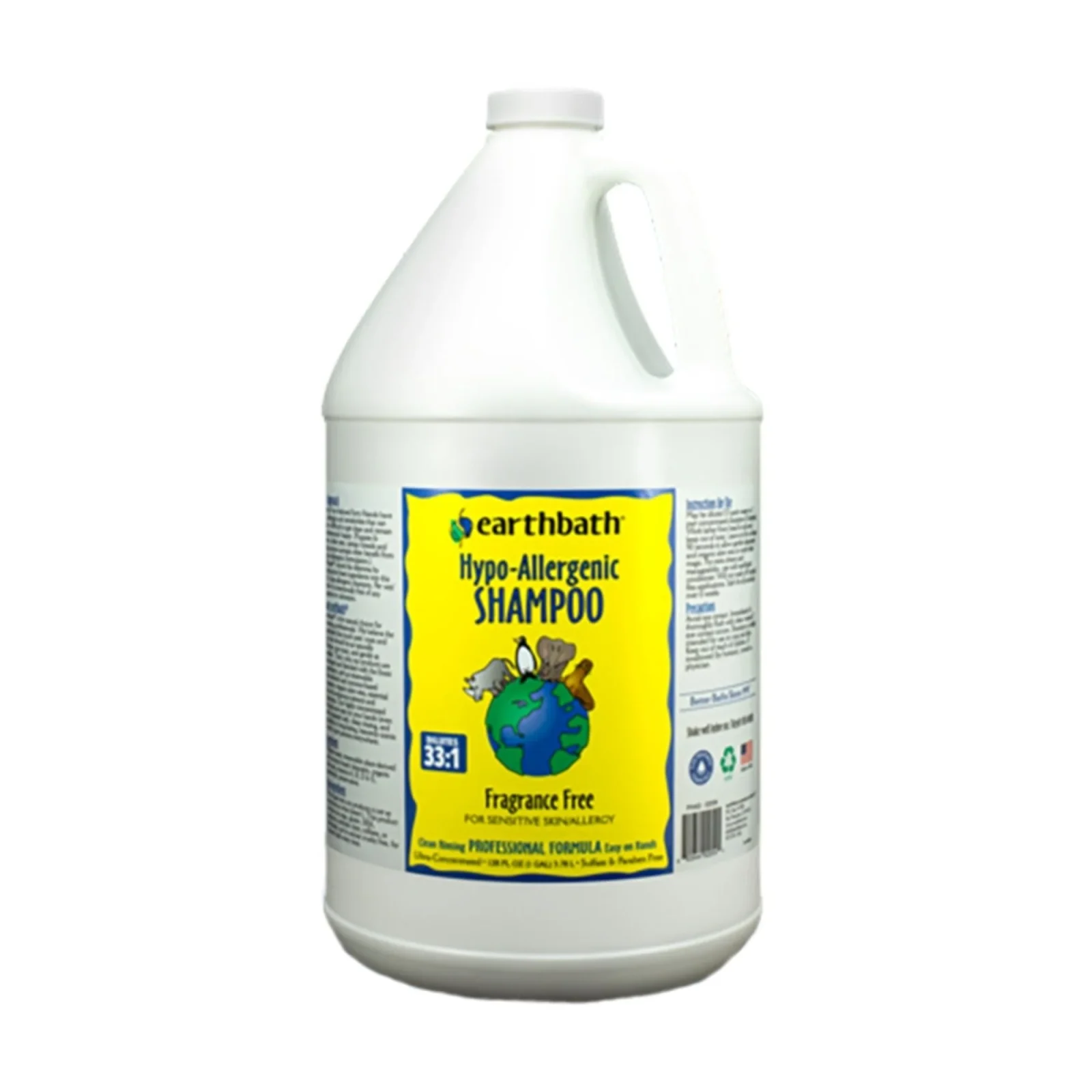 earthbath Hypo-Allergenic Shampoo Fragrance Free 1gal