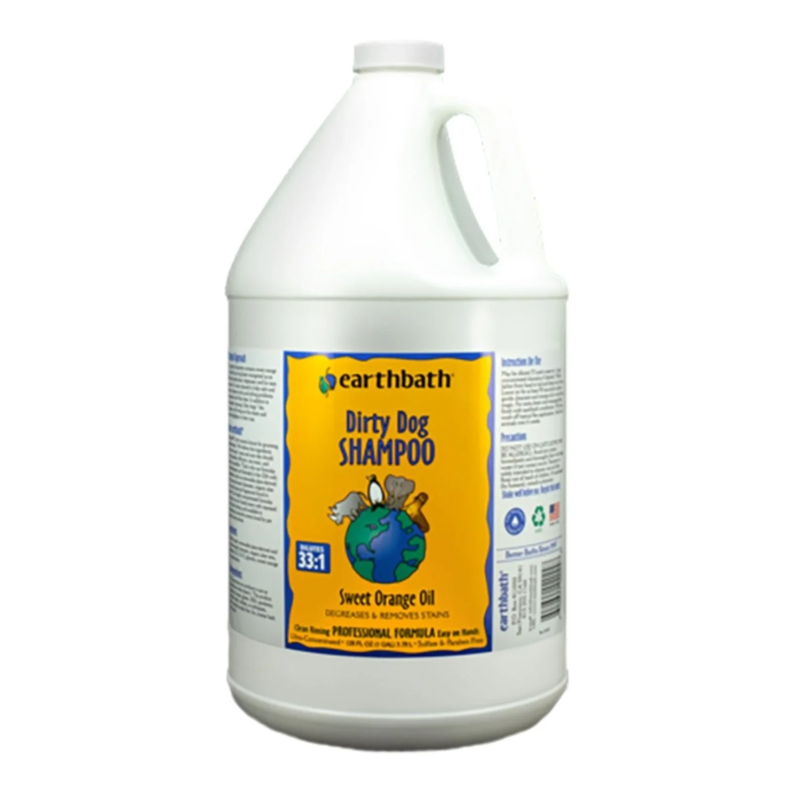 earthbath Sweet Orange Oil Degrease for Dirty Dogs 1gal