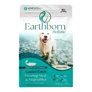 Earthborn Holistic Coastal Catch Grain-Free Dry Dog Food Herring Meal & Vegetables 25lb