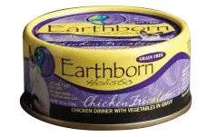 Earthborn Holistic Grain Free Chicken Fricatssee Wet Cat Food 5.5oz 24pk