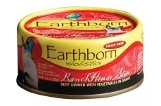 Earthborn Holistic Grain Free RanchHouse Stew Beef Wet Cat Food 5.5oz 24pk
