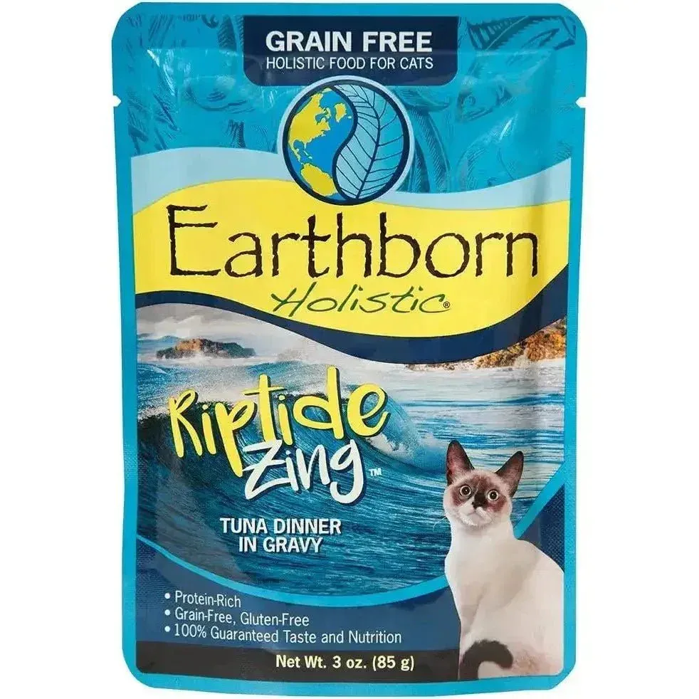 Earthborn Holistic Grain Free Riptide Zing Wet Cat Food 24ea/3 oz