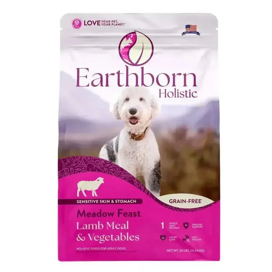 Earthborn Holistic Meadow Feast Lamb Meal & Vegetables Grain-Free Dry Dog Food