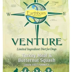 Earthborn Holistic Venture L.I.D. Grain Free Dry Dog Food Turkey & Butternut Squash 1ea/4 lb