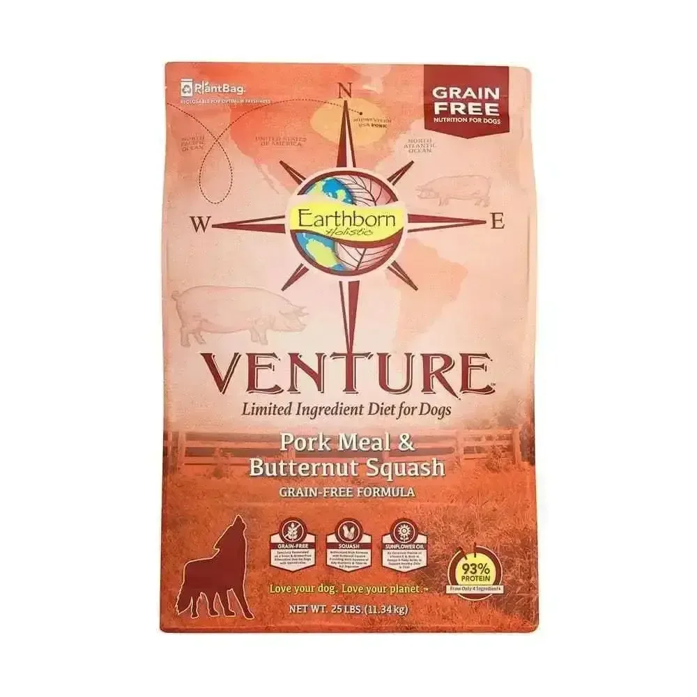 Earthborn Holistic® Venture™ Pork Meal & Butternut Squash Grain Free Formula
