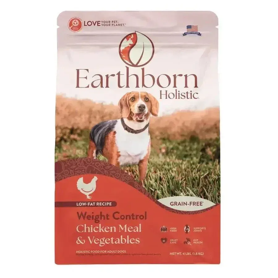 Earthborn Holistic Weight Control Chicken Meal & Vegetables Grain-Free Dry Dog Food