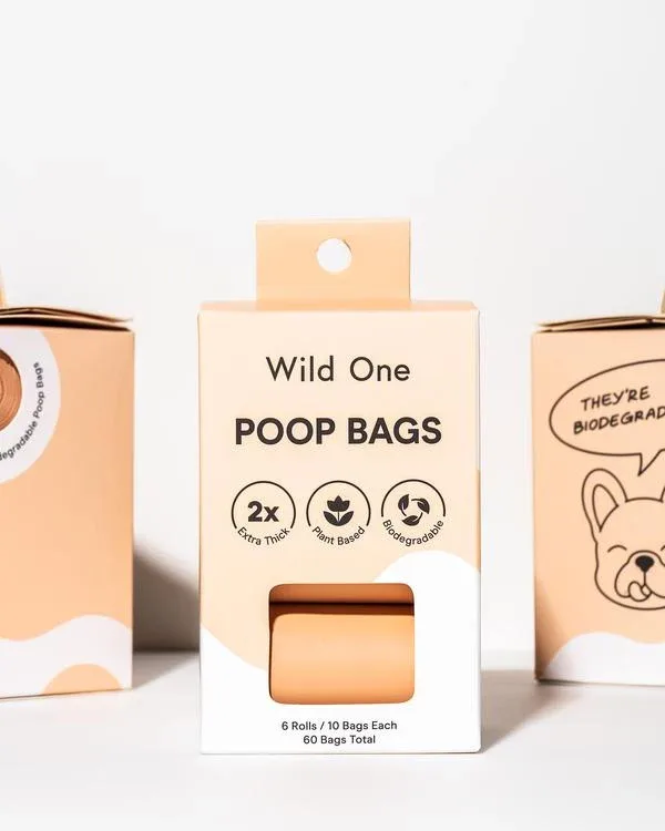 Eco-Friendly Dog Poop Bags in Tan