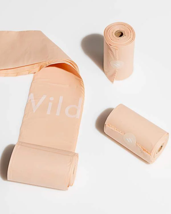 Eco-Friendly Dog Poop Bags in Tan - Image 2