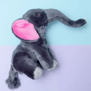 Edsel the Elephant Plush Squeaky Dog Toy