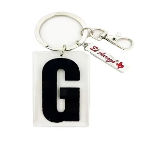 El Arroyo Marquee Letter G Keychain