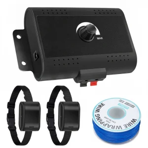 Electric Dog Fence System With Collar And Wire