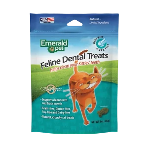 Emerald Pet Feline Dental Cat Treats Ocean Fish 1ea/3 oz