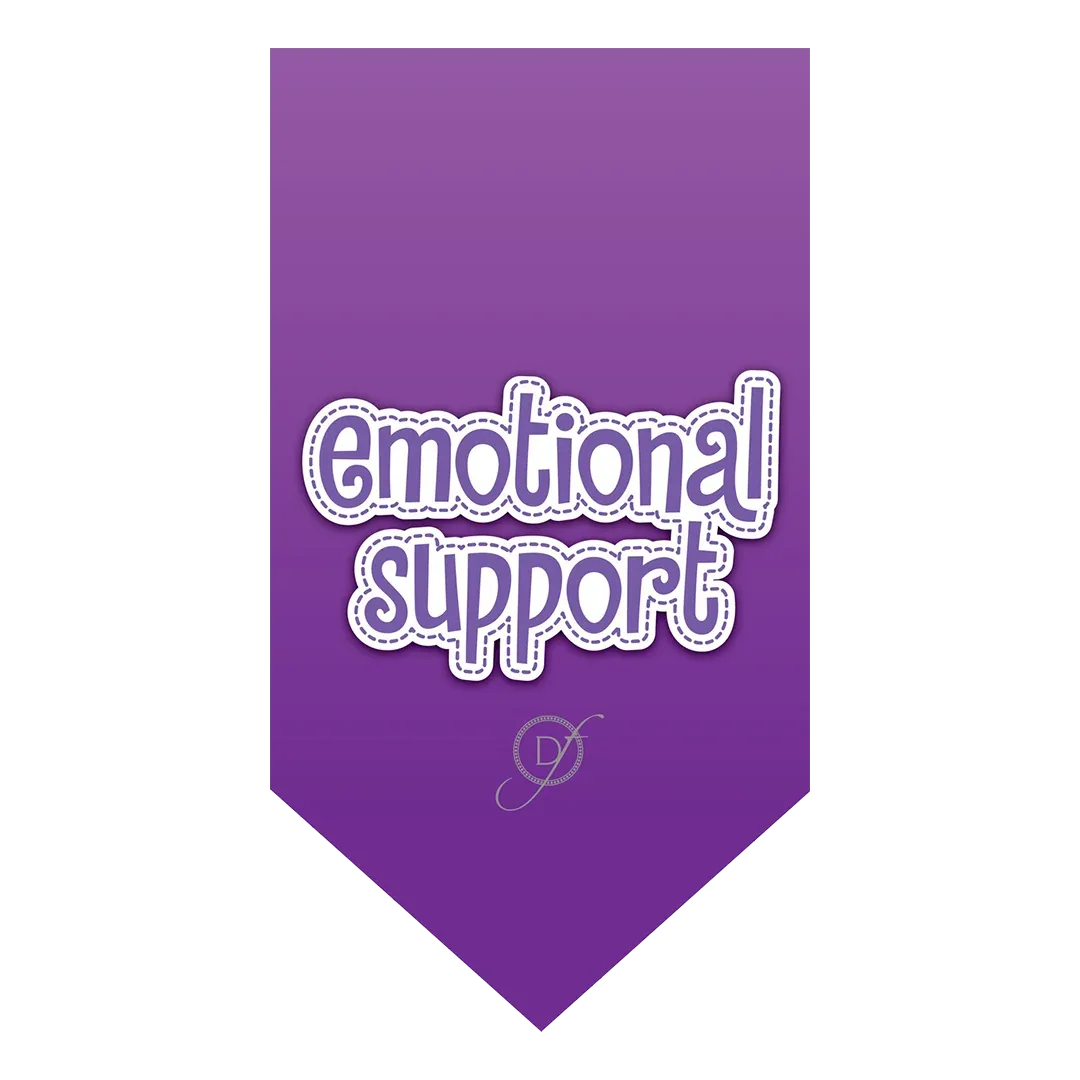 Emotional Support Dog Bandana by Dog Fashion Living - Image 2