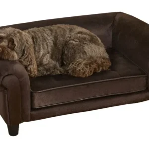 Enchanted Home Pet Chester Brown Pet Sofa