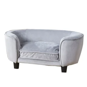 Enchanted Home Pet Coco Light Grey Pet Sofa