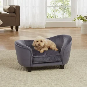 Enchanted Home Pet Dark Grey Snuggle Dog Bed
